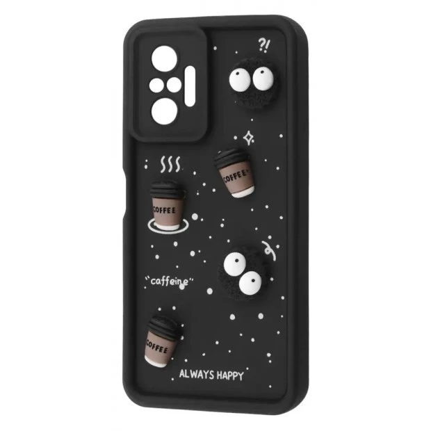Чохол Pretty Things Case Xiaomi Redmi Note 10 Pro (чорний / кофейний)