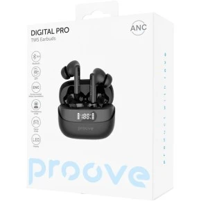 Беспроводные наушники-гарнитура вакуумные Proove Digital Pro ANC (APP) (Black) TWAP54002201