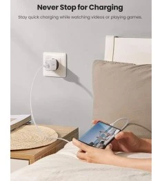 Адаптер живлення UGREEN CD122 18W QC3.0 (1USB) (білий)