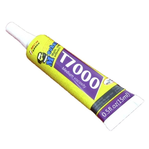 Клей силіконовий MECHANIC T7000, чорний, 15ml, в тюбику з дозатором