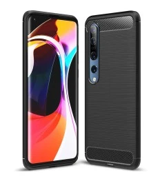 Силікон Polished Carbon Xiaomi Mi10  /  Mi10 Pro (Чорний)