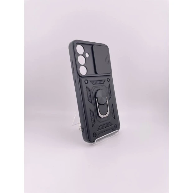 Чохол-книжка Ring Serge Armor Case для Samsung Galaxy S23 FE (ShutCam) (Чорний)
