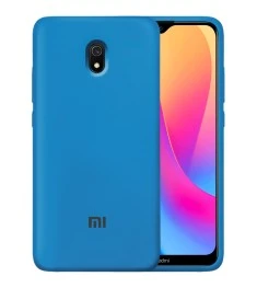 Силикон Original 360 Case Logo Xiaomi Redmi 8A (Кобальт)