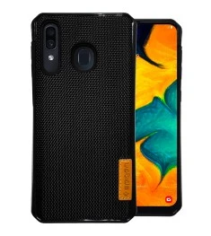 Накладка Spigen Grid Samsung A20 / A30 (2019) (Чёрный)