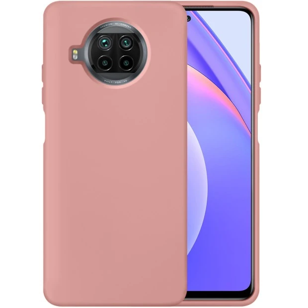 Силіконовий оригінальний 360-чохол для Xiaomi Mi 10T Lite (Пудровий)