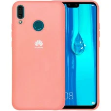 Силикон Original 360 Case Logo Huawei Y9 (2019) (Розовый)