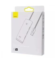 Перехідник USB HUB Baseus Lite Series (USB на 4 USB3.0) (1м) (Чорний) WKQX030101..