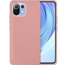 Оригінальний силіконовий 360-чохол для Xiaomi Mi 11 (пудровий)