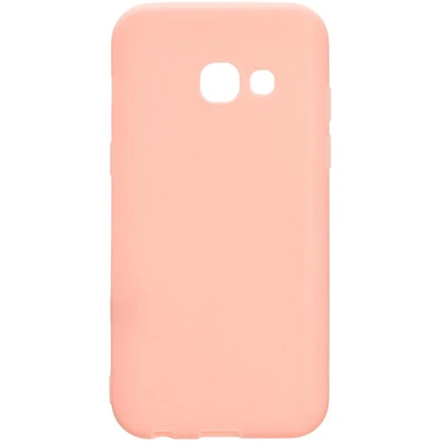 Силіконовий чохол iNavi Color для Samsung Galaxy A320 (2017) (Рожевий)