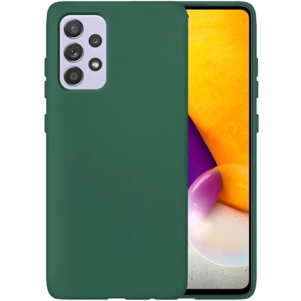 Силіконовий Original 360 чохол для Samsung Galaxy A72 (Темно-зелений)