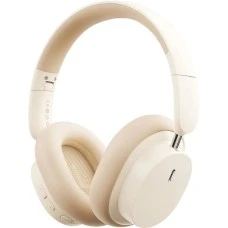 Беспроводные накладные наушники-гарнитура Baseus Bowie D05 (Creamy White) (Уценка) (2 Категория)