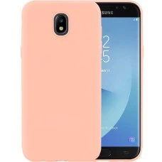 Силіконовий чохол iNavi Color для Samsung Galaxy J7 (2017) J730 (рожевий)