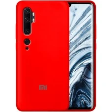 Силіконовий оригінальний 360-чохол з логотипом для Xiaomi Mi CC9 Pro  /  Note 10  /  Note 10 Pro (Червоний)
