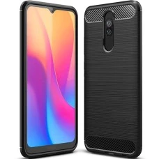 Силикон Polished Carbon Xiaomi Redmi 8A (чёрный)