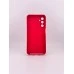 Силіконовий чохол Original Samsung Galaxy A24 (ShutCam) (Темно-червоний)