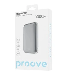 Бездротовий акумулятор Proove Vibe Energy Plus 20W 10000mAh (Білий)
