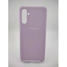 Силіконовий оригінальний 360 чохол з логотипом для Samsung Galaxy A13 5G (фіалковий)