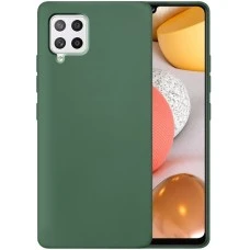 Силикон Original 360 Case Samsung Galaxy A42 (Тёмно-зелёный)
