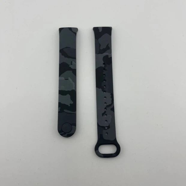 Сірий камуфляжний ремінець для Xiaomi Mi Band 8 / 9 (2) Picture Design