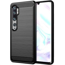 Силіконовий Polished Carbon для Xiaomi Mi Note 10  /  Mi Note 10 Pro (Чорний)