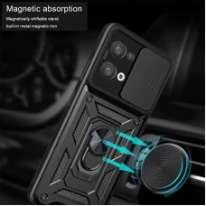 Бронь-чехол Ring Serge Armor Case Xiaomi Redmi Note 13 Pro 5G (ShutCam) (Чёрный)