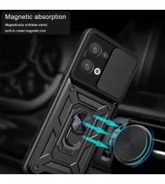 Чохол-броня Ring Serge Armor Case для Xiaomi Redmi Note 13 Pro 5G (ShutCam) (Чор..