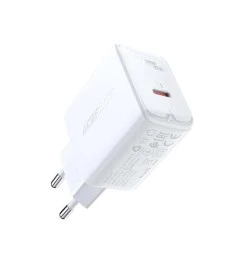 СЗУ-адаптер Acefast A1 PD 20W 1Type-C (Белый)