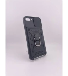 Чорний бронь-чохол Ring Serge Armor ShutCam Case для Apple iPhone 7 Plus  /  8 P..