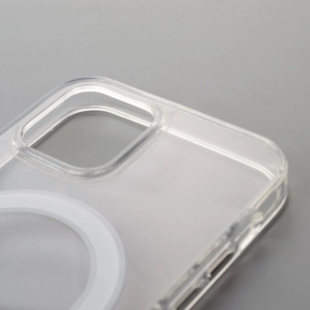 Силіконовий чохол Space Case MagSafe для Apple iPhone 11 Pro (прозорий)