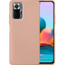 Silicone Original 360 Case for Xiaomi Redmi Note 10 Pro  /  Note 10 Pro Max (Powder Pink)