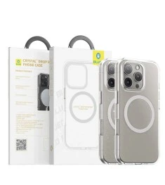 Чохол Blueo Crystal Pro Drop Resistance MagSafe для Apple iPhone 16 Pro (Прозори..