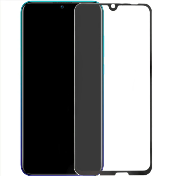 Защитное стекло 5D Matte HD Huawei P Smart (2019) Black