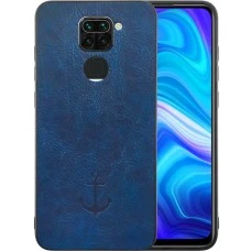 Накладка Anchor Leather Xiaomi Redmi Note 9 (Синий)