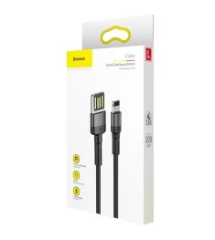 USB-кабель Baseus Cafule Special Edition 2.4A (1m) (Lightning) (Чёрный) CALKLF-G..