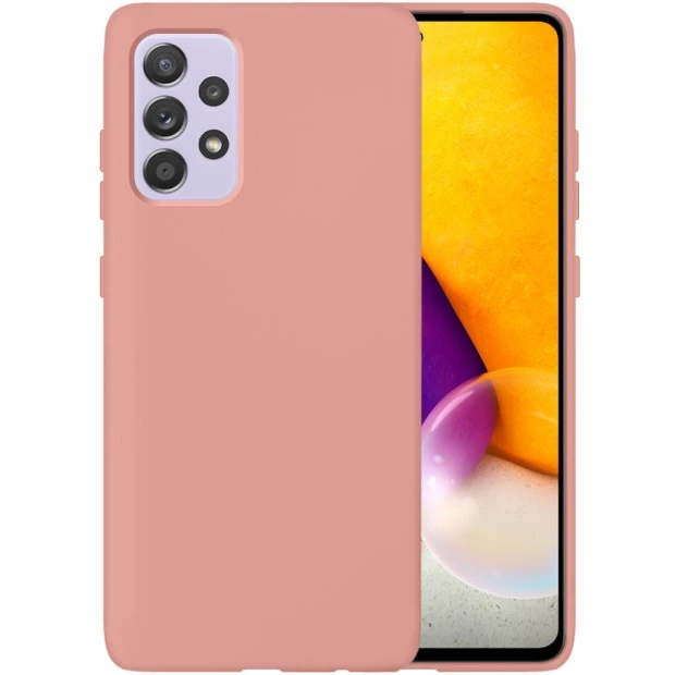 Силіконовий Original 360 чохол для Samsung Galaxy A72 (Пудровий)