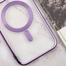 Чохол UMKU Shining з MagSafe для Apple iPhone 13 (Аметист)