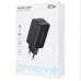 Адаптер зарядного пристрою Proove Pocket GaN 65W (2Type-C  /  1USB) (Чорний) WCPG65121201