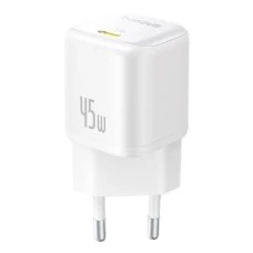 СЗУ-адаптер Baseus PicoGo GaN 45W (1Type-C) (Белый) P10176800213-00