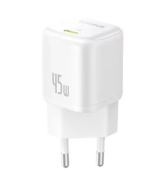 Baseus PicoGo GaN 45W Power Adapter (1 Type-C) (White) P10176800213-00