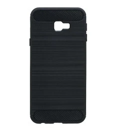 Силикон Polished Carbon Samsung Galaxy J4 Plus (2018) J415 (Чёрный)