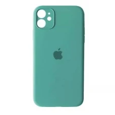 Силіконовий чохол Original Square RoundCam для Apple iPhone 11 (21) Бірюзовий