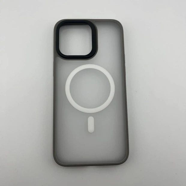 Накладка Apple iPhone 15 Pro Max (Grey) Blueo Skin Friendly Frosted Anti-Drop