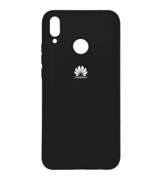 Силіконовий чохол Original 360 Case Logo для Huawei Y9 (2019) (Чорний)