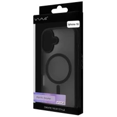 Чохол WAVE Matte Insane Case with MagSafe iPhone 16 (Чорний)