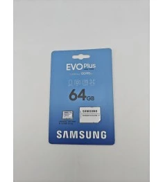 Карта пам'яті Samsung MicroSDHC 64Гб (UHS-3) (Клас 10) + SD адаптер