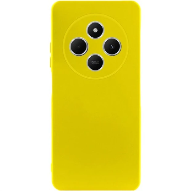 Силіконова накладка Original Xiaomi Redmi 14C (ShutCam) (Жовтий)