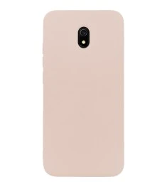 Силикон Original 360 Case Logo Xiaomi Redmi 8A (Пудровый)