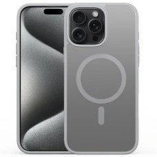 Силіконовий чохол Alabay Cloud Matte Apple iPhone 16 Pro Max (Сірий)