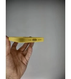 Силіконовий оригінальний чохол круглої форми для Apple iPhone 13 (13) Жовтий