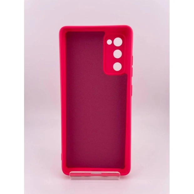 Силіконовий чохол Original Samsung Galaxy S20 FE (ShutCam) (Малиновий)